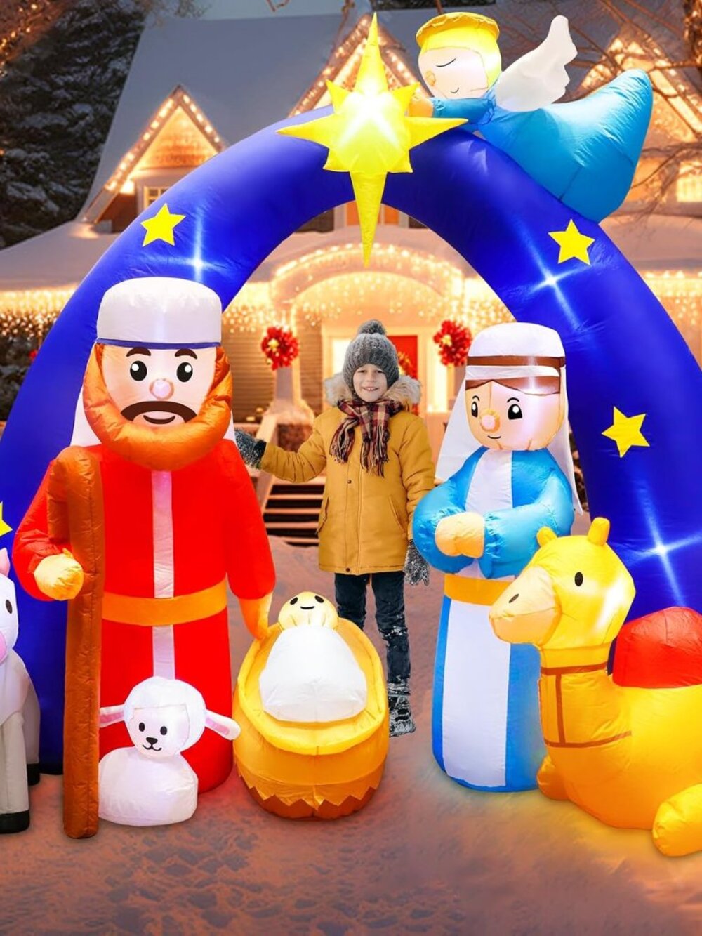 8ft Inflatable Christmas Decorations - Picture 3 of 5